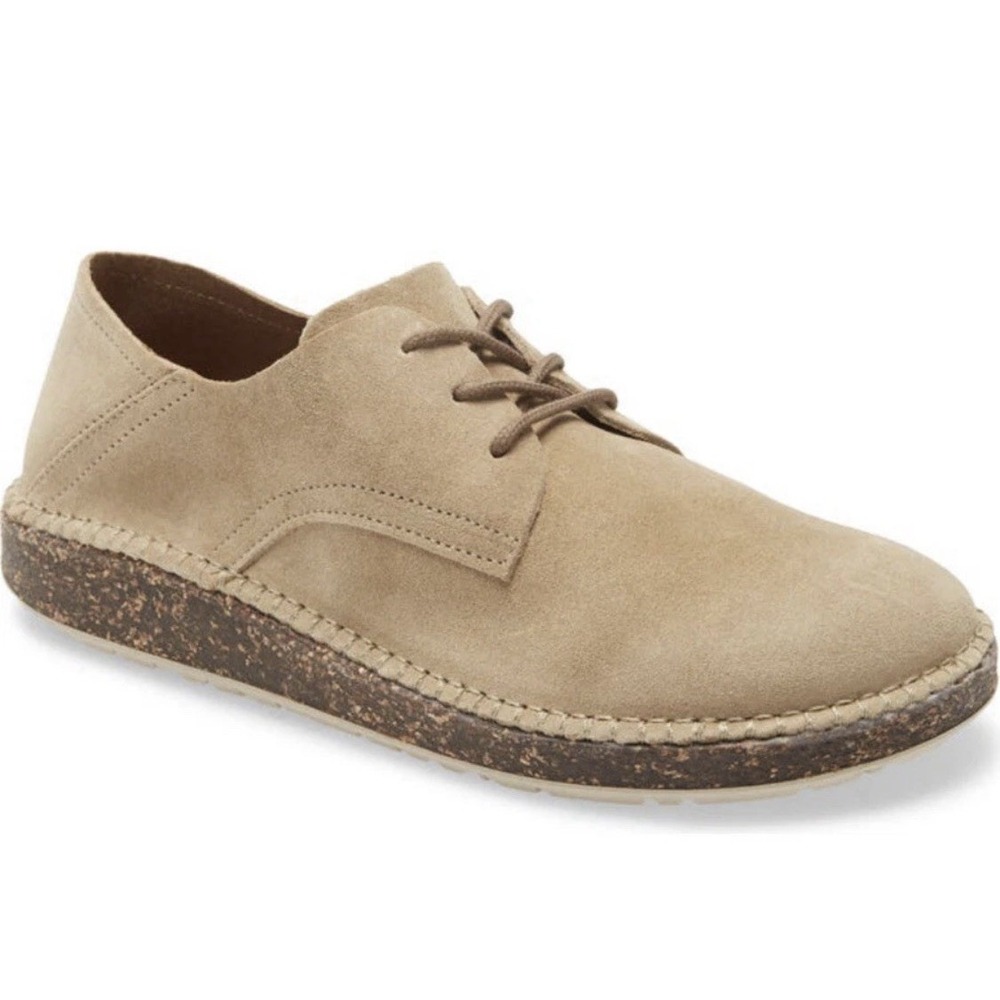 Womens Birkenstock Gary Convertible Derby shoes‎ Size 36 US 5-5.5 Ginger Suede